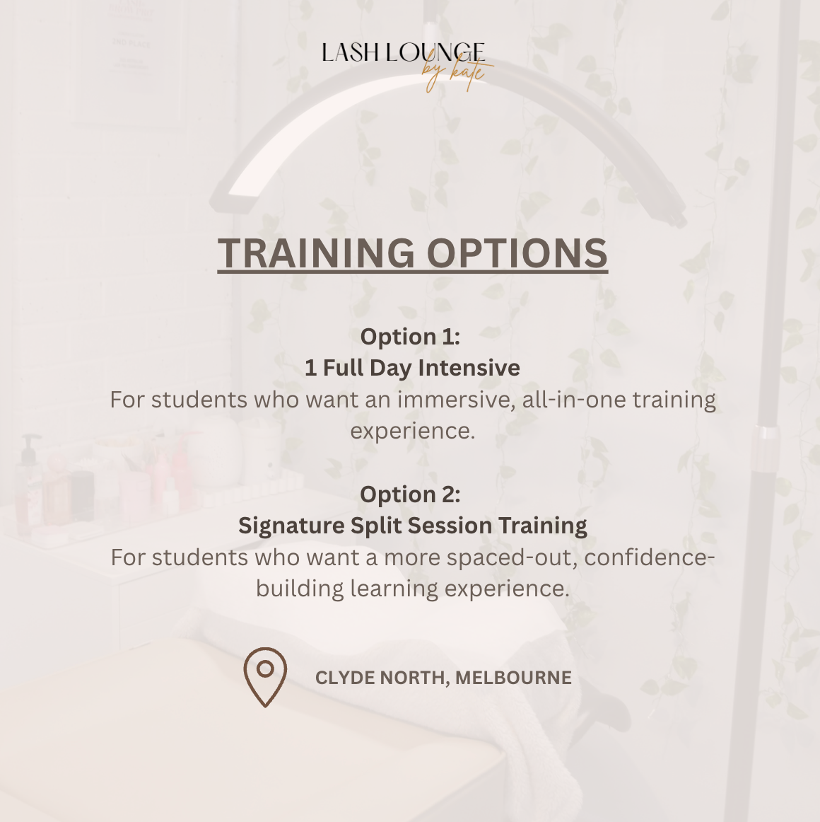 1:1 In Person Beginner Lash Artistry Course