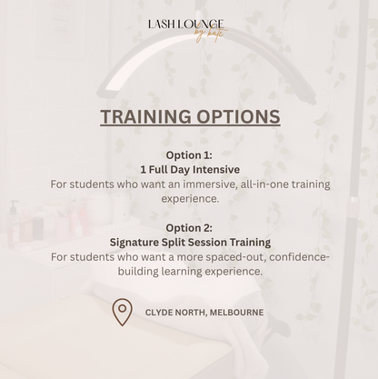 1:1 In Person Beginner Lash Artistry Course