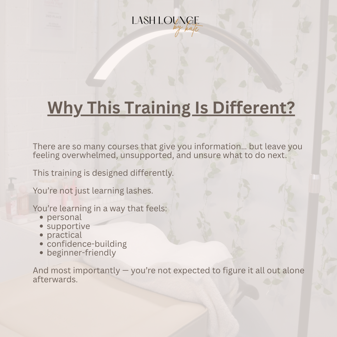 1:1 In Person Beginner Lash Artistry Course