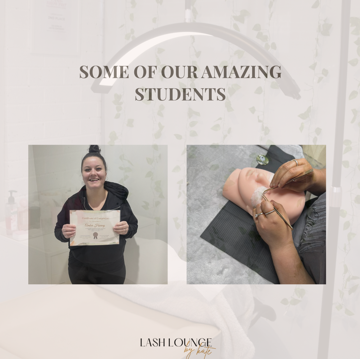 1:1 In Person Beginner Lash Artistry Course