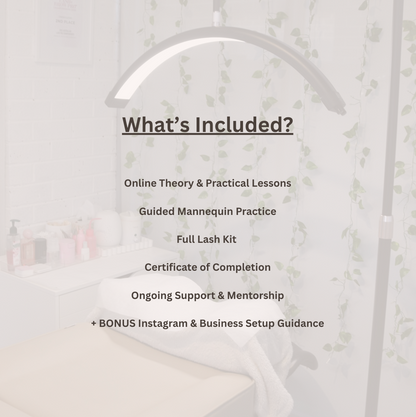 Complete Online Lash Artistry Course