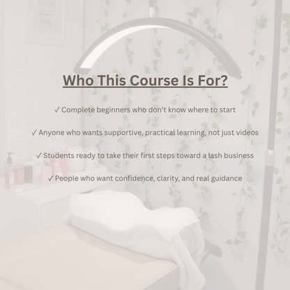 Complete Online Lash Artistry Course